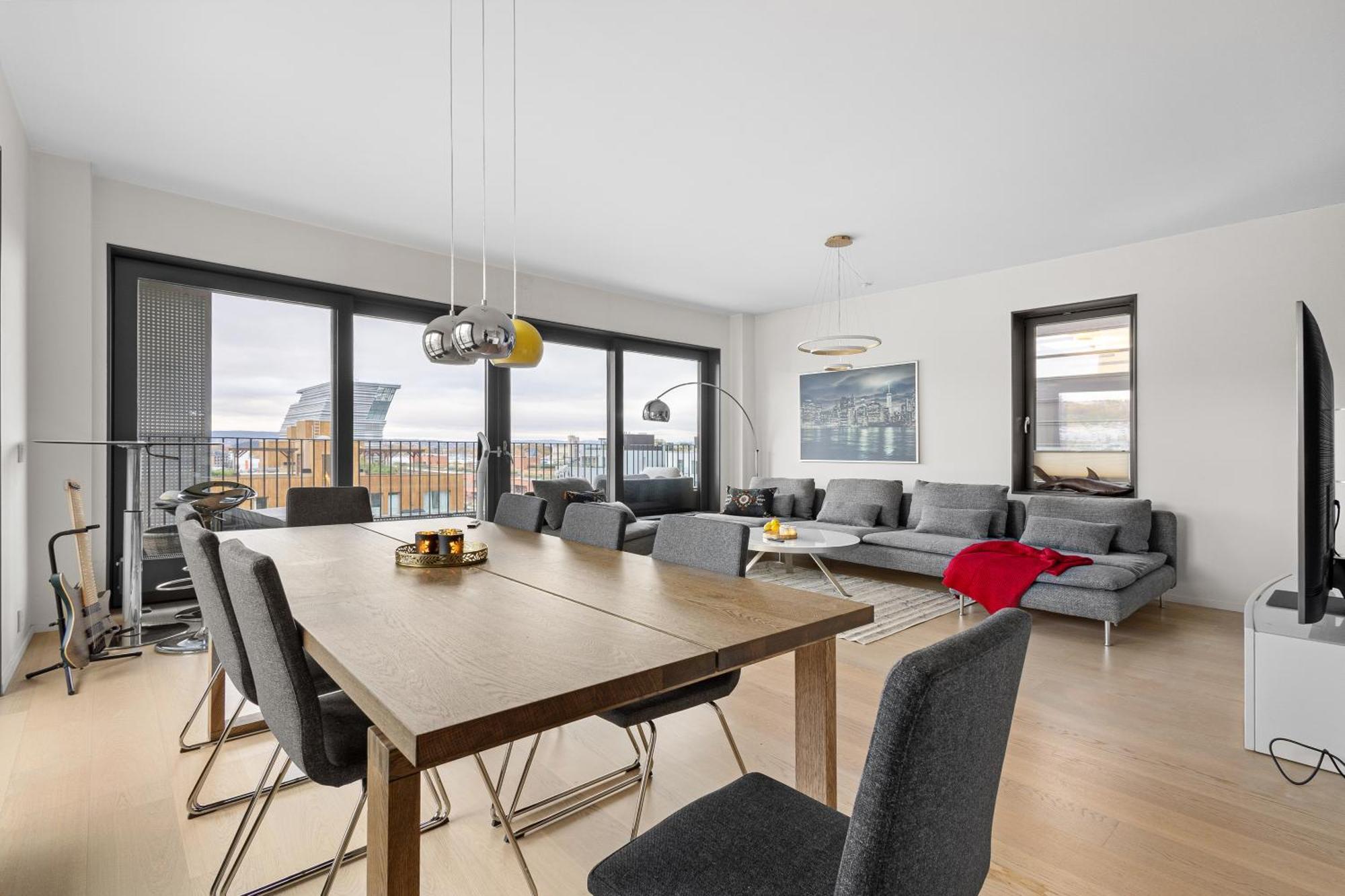 Spacious Modern 3Br Apartment At Central Oslo Barcode Bagian luar foto